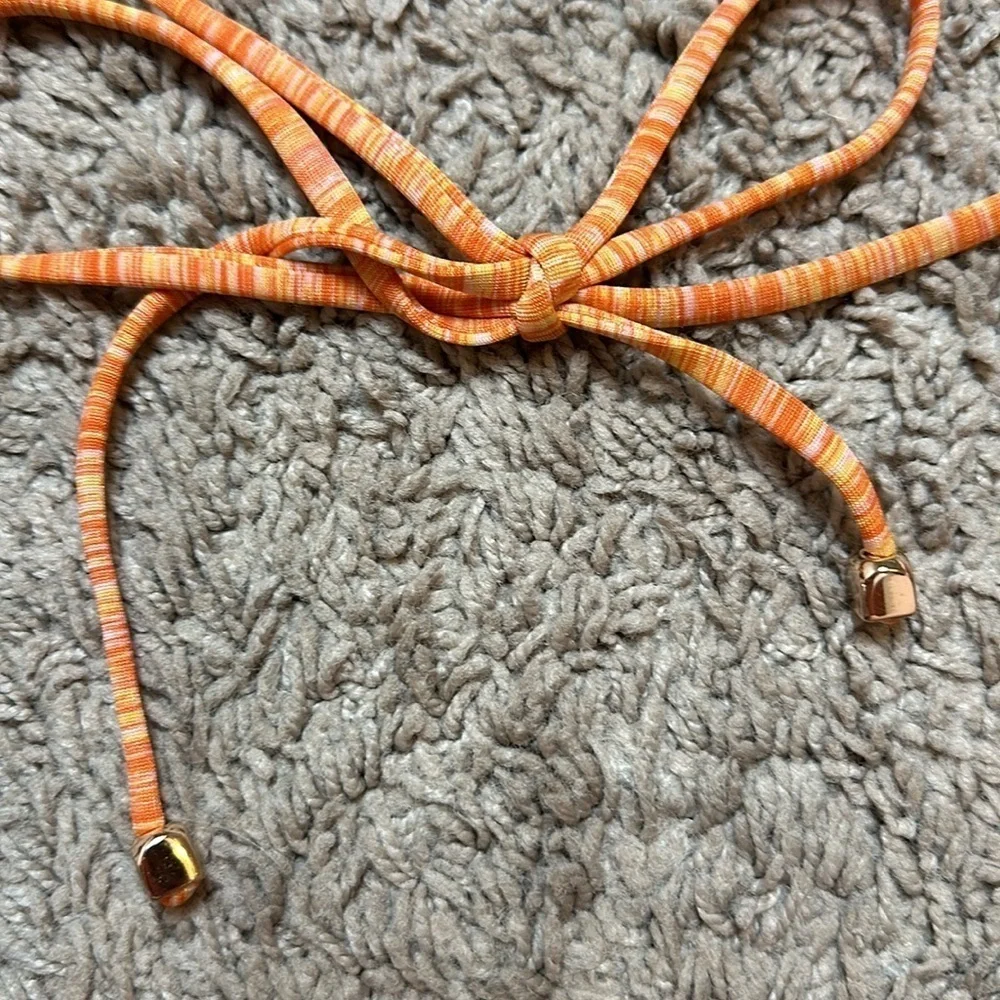 Lovers and Friends Treasure Top in Orange Space Dye - Picture 9 of 10